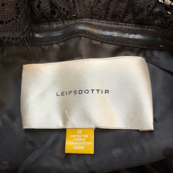 NWOT Anthropologie Leifsdottir Black Lace Dress - Picture 9 of 10